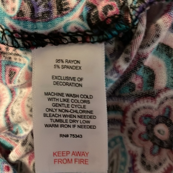 Women’s Artisan NY pajama pant size 1X. - Picture 5 of 6